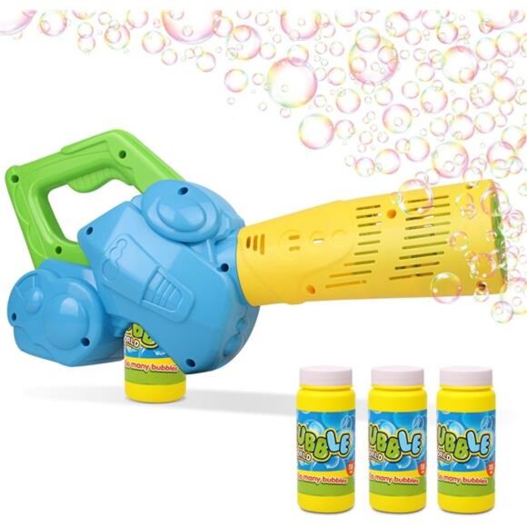 Duckura Bubble Leaf Blower, Bubble Gun for Toddlers 1-3, Kids Bubble Blower - Picture 1 of 7